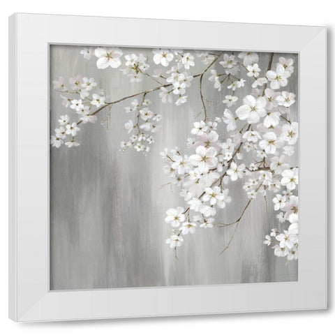 Magnolia Haven  White Modern Wood Framed Art Print by PI Studio