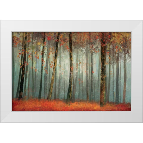 Earthly Delight  White Modern Wood Framed Art Print by Pearce, Allison