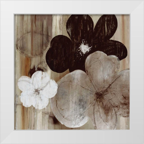 Carrara I White Modern Wood Framed Art Print by Pearce, Allison