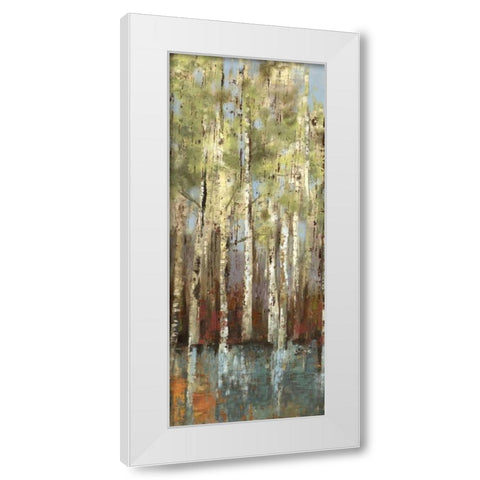 Forest Whisper I White Modern Wood Framed Art Print by Pearce, Allison