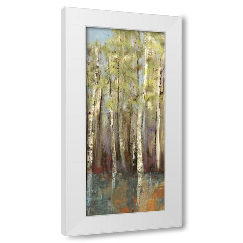 Forest Whisper II White Modern Wood Framed Art Print by Pearce, Allison