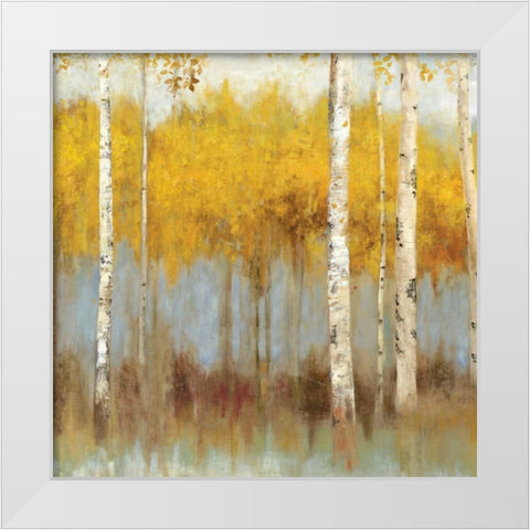 Golden Grove I White Modern Wood Framed Art Print by Pearce, Allison