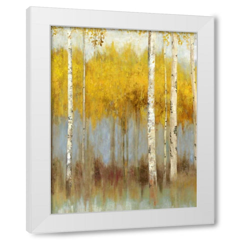 Golden Grove II White Modern Wood Framed Art Print by Pearce, Allison