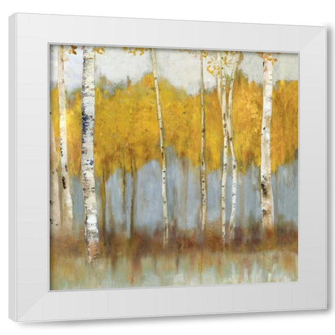 Golden Grove II White Modern Wood Framed Art Print by Pearce, Allison