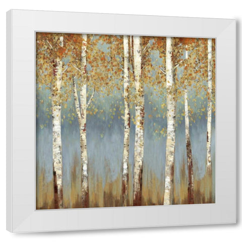Falling Embers II - Mini White Modern Wood Framed Art Print by Pearce, Allison