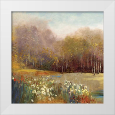 Garden Dreams I - Mini White Modern Wood Framed Art Print by Pearce, Allison