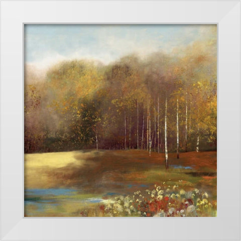 Garden Dreams II - Mini White Modern Wood Framed Art Print by Pearce, Allison