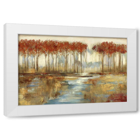 Gracious Landscape White Modern Wood Framed Art Print by Pearce, Allison