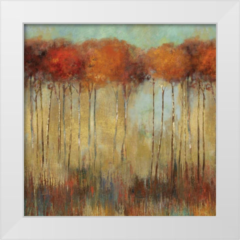 Amongst Friends II - Mini White Modern Wood Framed Art Print by Pearce, Allison