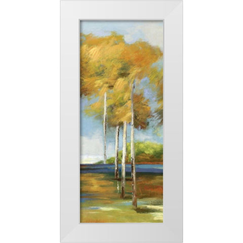 Breezes II - Mini White Modern Wood Framed Art Print by Pearce, Allison