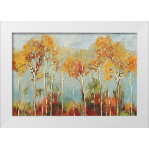 Up Front  White Modern Wood Framed Art Print by Pearce, Allison