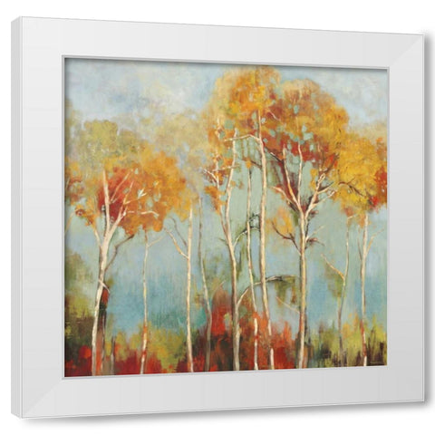 Up Front I - Mini White Modern Wood Framed Art Print by Pearce, Allison