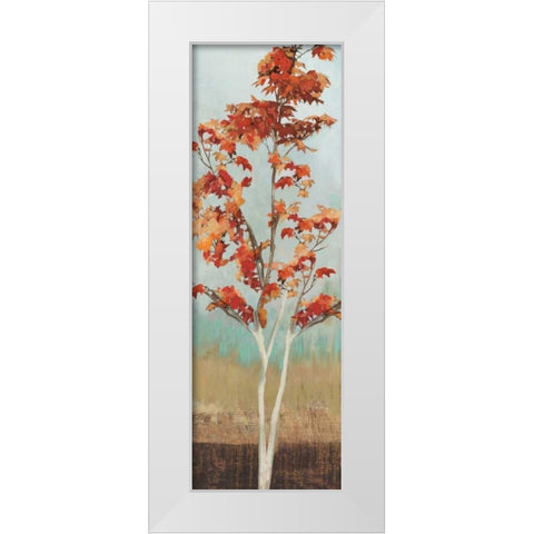 Maple Tree III White Modern Wood Framed Art Print by Pearce, Allison