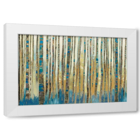 Delta White Modern Wood Framed Art Print by Pearce, Allison