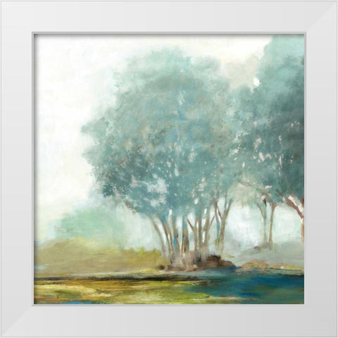 Blueberry Hill II White Modern Wood Framed Art Print by Pearce, Allison