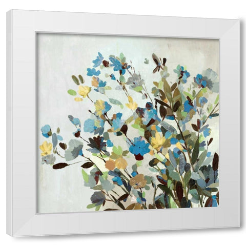 Spring Flowers White Modern Wood Framed Art Print by Pearce, Allison