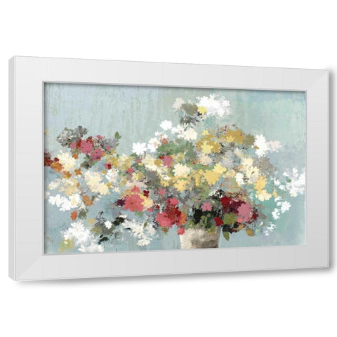 Abstract Bouquet III White Modern Wood Framed Art Print by Pearce, Allison