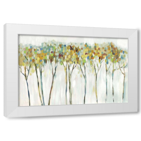 Marble Forest White Modern Wood Framed Art Print by Pearce, Allison