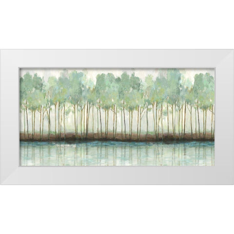 Woodland Hues I  White Modern Wood Framed Art Print by Pearce, Allison