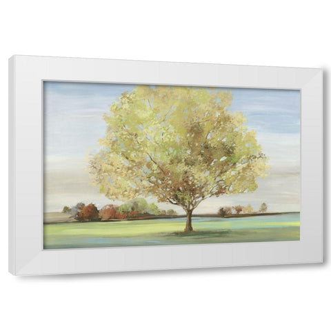 Greenery  White Modern Wood Framed Art Print by Pearce, Allison