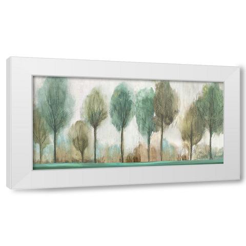 Tall Trees  White Modern Wood Framed Art Print by Pearce, Allison