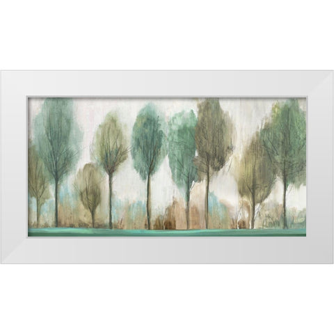 Tall Trees  White Modern Wood Framed Art Print by Pearce, Allison