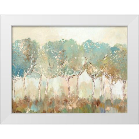 Golden Sunlight  White Modern Wood Framed Art Print by Pearce, Allison