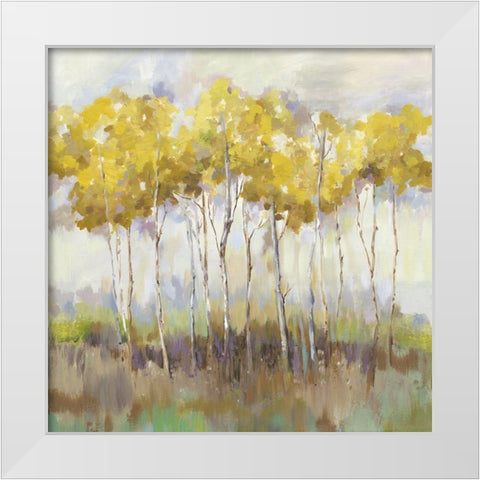 Stance II White Modern Wood Framed Art Print by Pearce, Allison