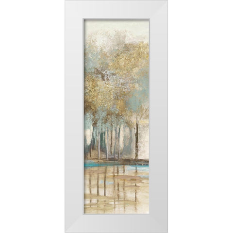 Woodlot II White Modern Wood Framed Art Print by Pearce, Allison