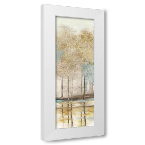 Woodlot III White Modern Wood Framed Art Print by Pearce, Allison