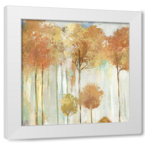 The Prelude III White Modern Wood Framed Art Print by Pearce, Allison