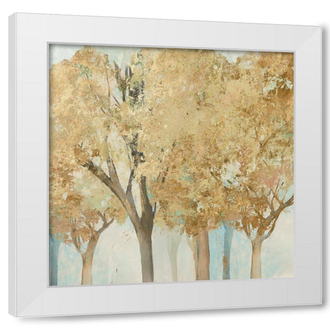 Walk Along II White Modern Wood Framed Art Print by Pearce, Allison