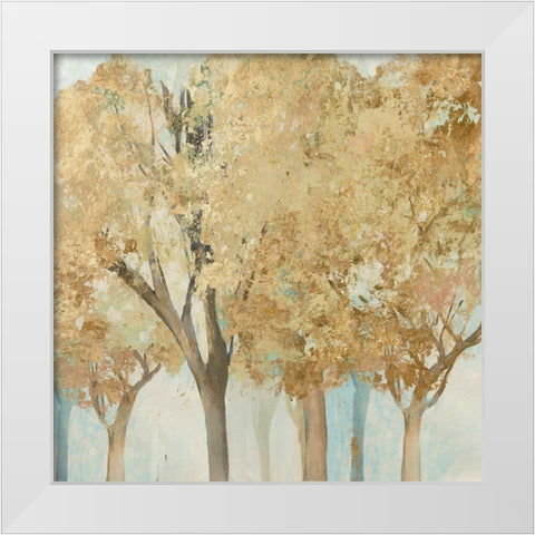 Walk Along II White Modern Wood Framed Art Print by Pearce, Allison