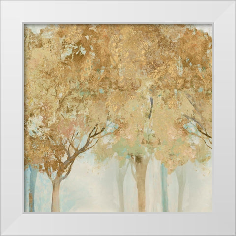 Walk Along III White Modern Wood Framed Art Print by Pearce, Allison