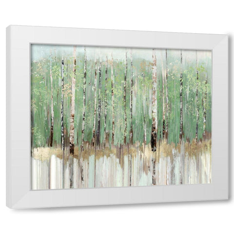 Tree Essence I White Modern Wood Framed Art Print by Pearce, Allison