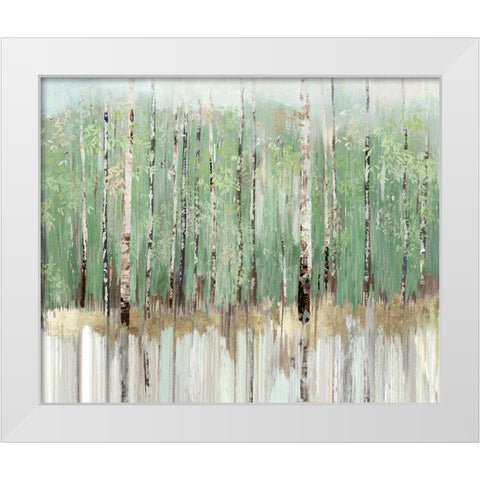 Tree Essence I White Modern Wood Framed Art Print by Pearce, Allison