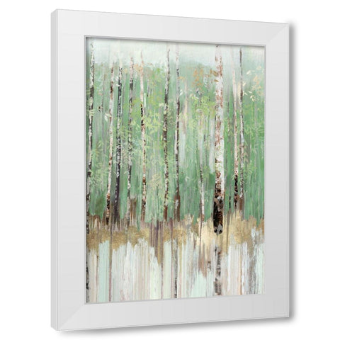 Tree Essence II White Modern Wood Framed Art Print by Pearce, Allison
