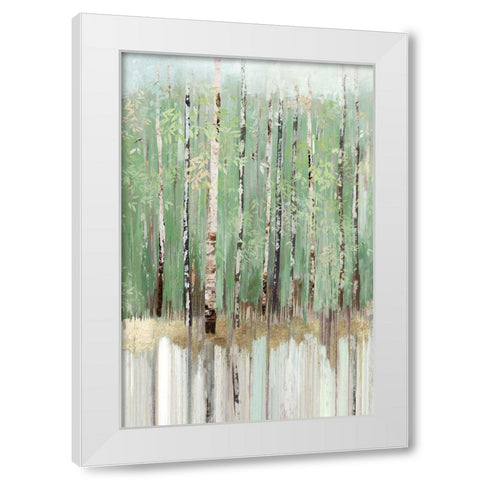 Tree Essence III White Modern Wood Framed Art Print by Pearce, Allison