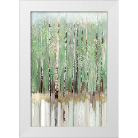 Tree Essence III White Modern Wood Framed Art Print by Pearce, Allison