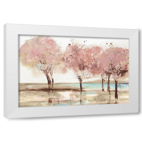 Spring Transition White Modern Wood Framed Art Print by Pearce, Allison