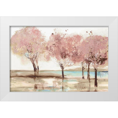 Spring Transition White Modern Wood Framed Art Print by Pearce, Allison