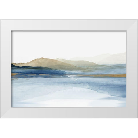 Luminosity  White Modern Wood Framed Art Print by Pearce, Allison