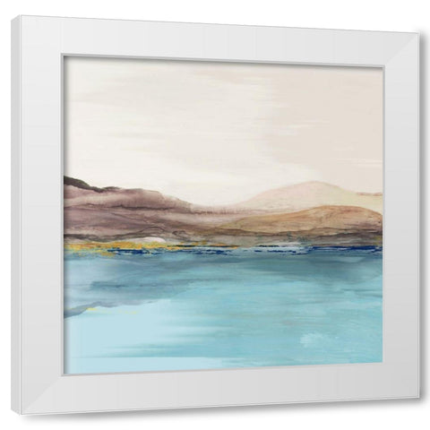 Feel Slow  White Modern Wood Framed Art Print by Pearce, Allison