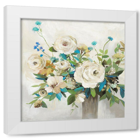 Gathering Clouds White Modern Wood Framed Art Print by Pearce, Allison