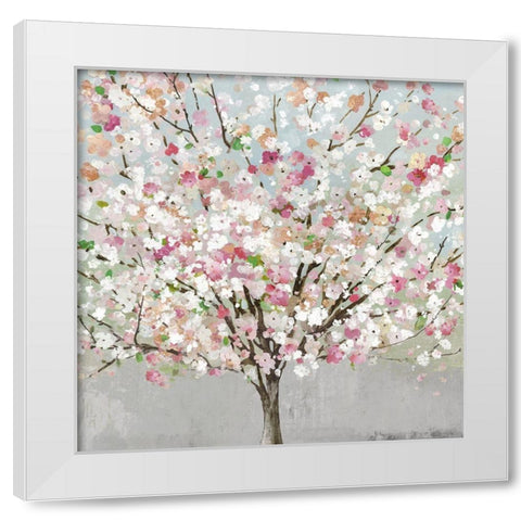 Spring Love White Modern Wood Framed Art Print by Pearce, Allison