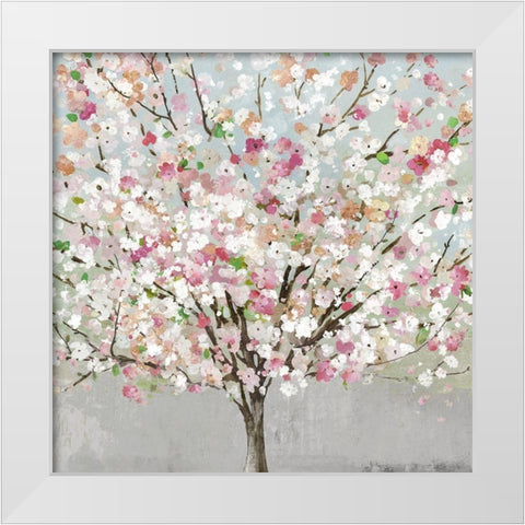 Spring Love White Modern Wood Framed Art Print by Pearce, Allison