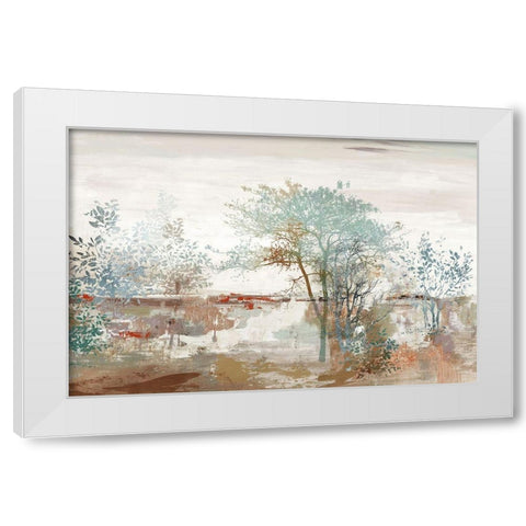 Autumn Silence White Modern Wood Framed Art Print by Pearce, Allison