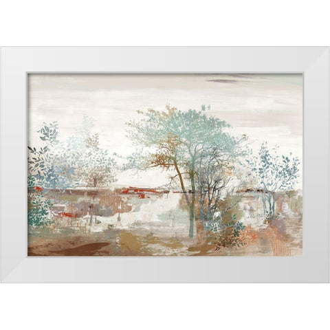 Autumn Silence White Modern Wood Framed Art Print by Pearce, Allison