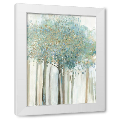 September Charm I White Modern Wood Framed Art Print by Pearce, Allison