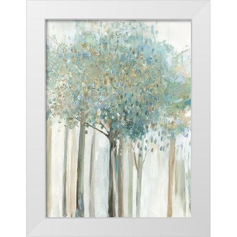 September Charm I White Modern Wood Framed Art Print by Pearce, Allison